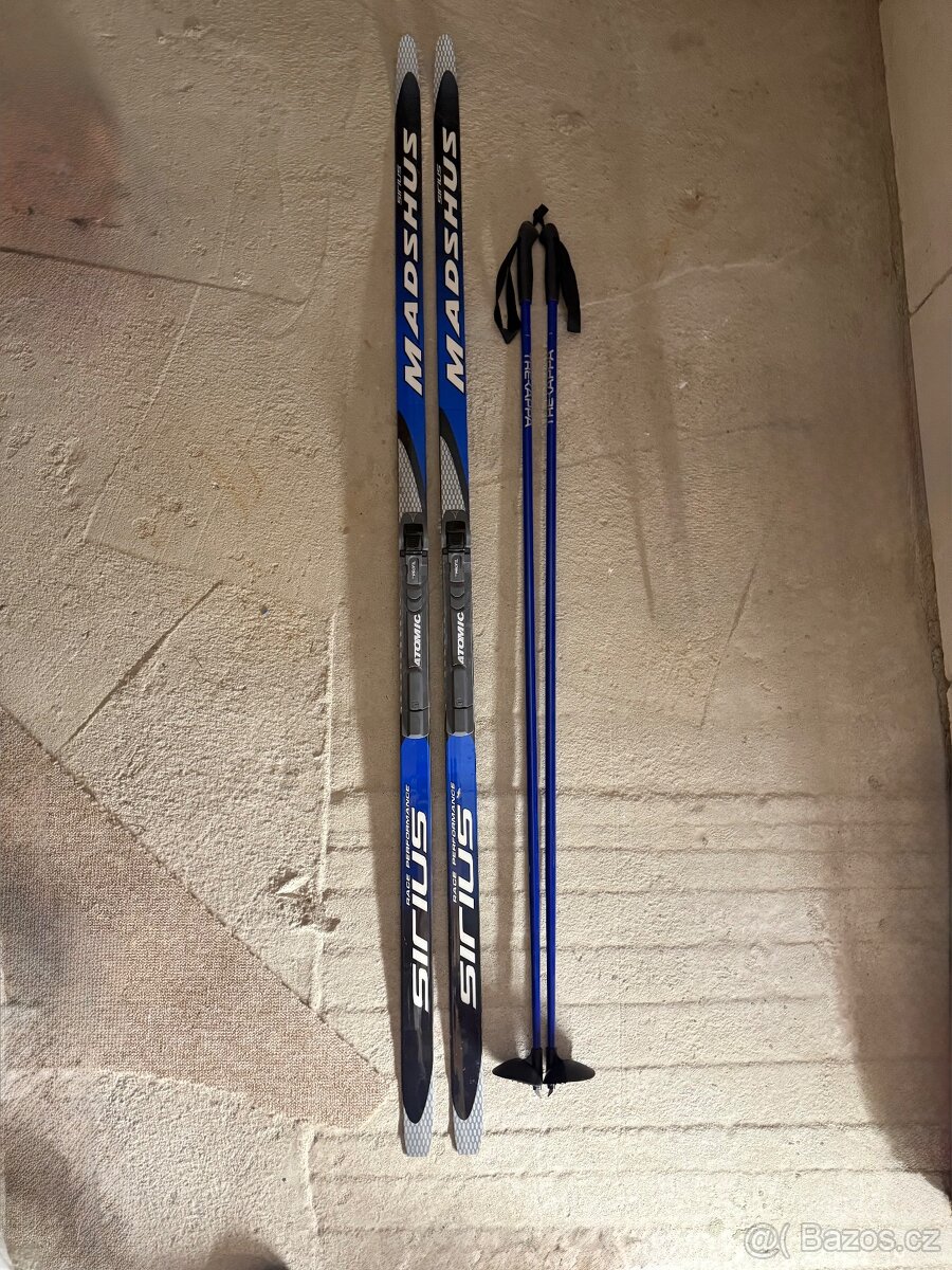 Madshus Sirius + hole Tre-Kappa 135 cm – běžkařský set - 2