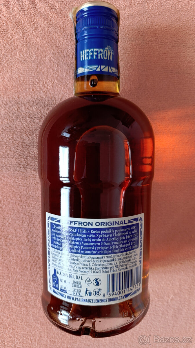 Rum Heffron 0,5l 38% - 2