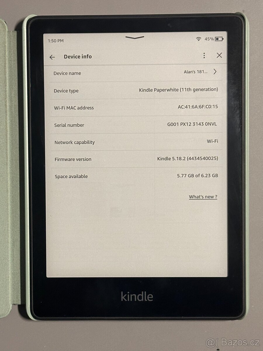 Čtečka Amazon Kindle Paperwhite 11. gen 8GB + obal - 2