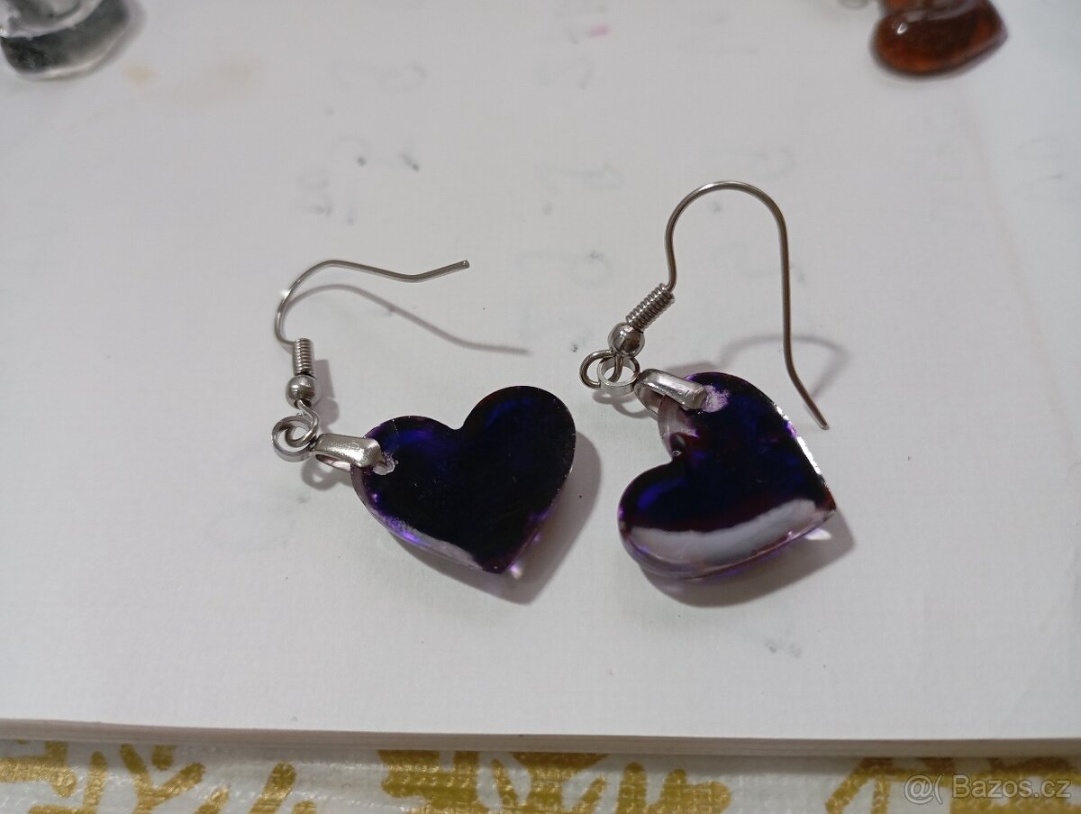 Náušnice ručně vyrobeno - 2