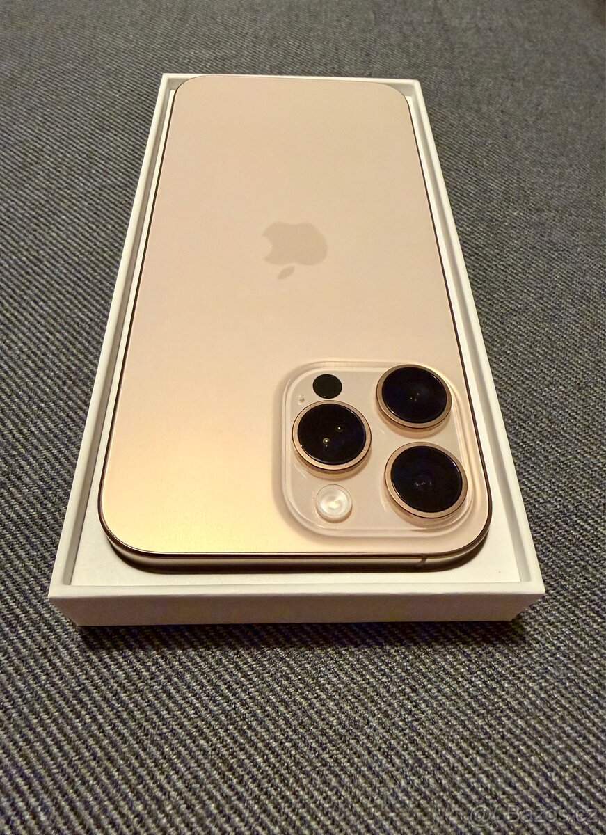 iPhone 16 PRO MAX Desert Titanium + kryty. Jako nový TOP - 2