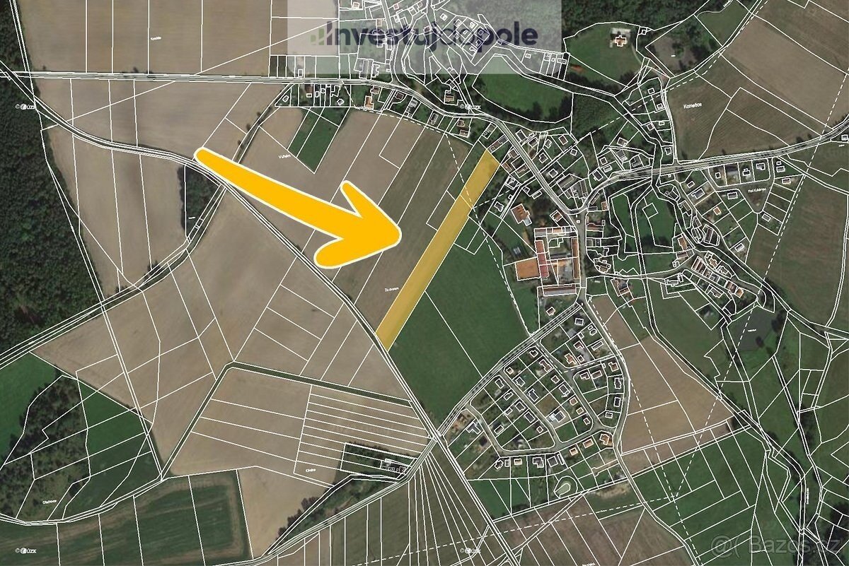 Prodej podílu 1/2 pole 6 800 m², Kornatice - 2