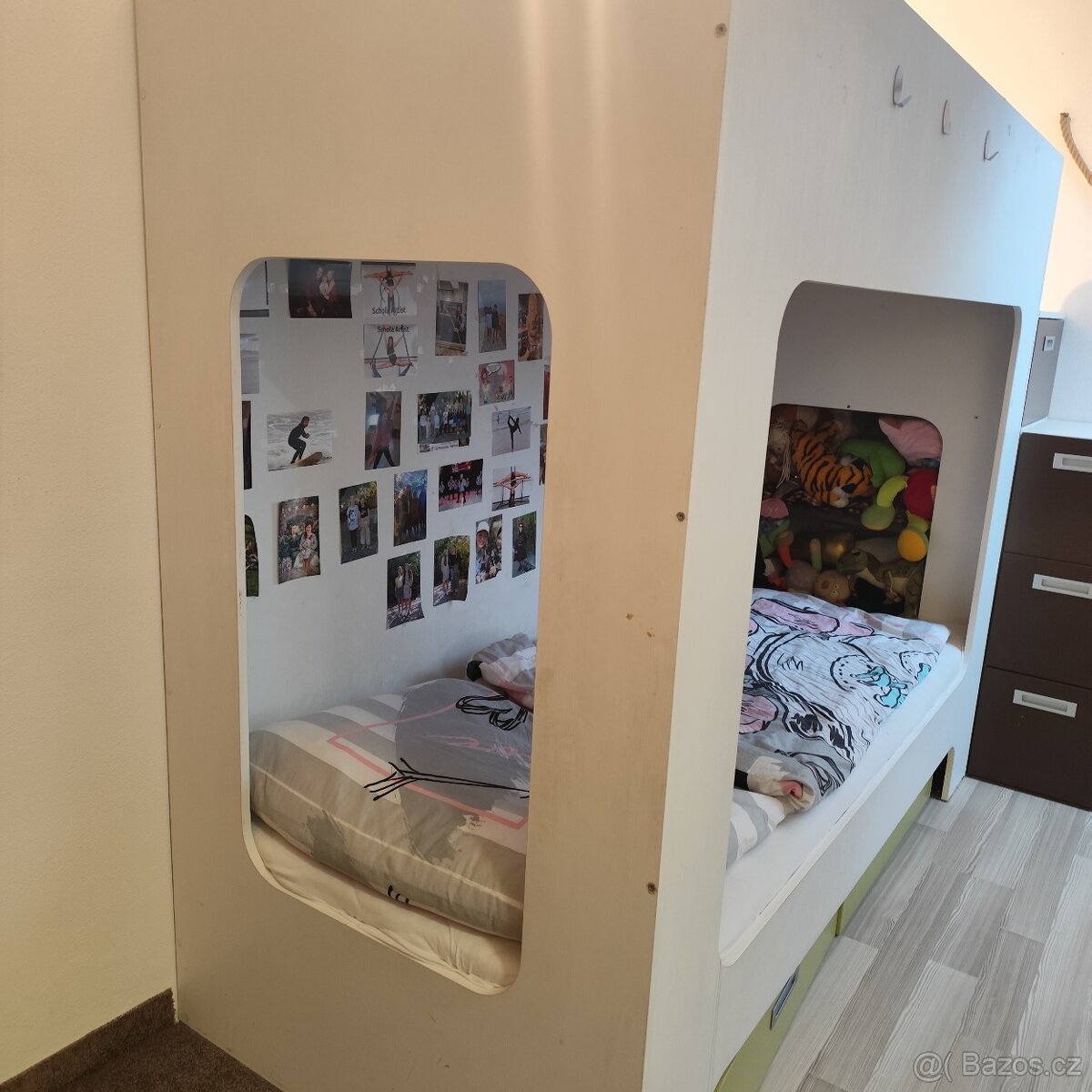 Patrová postel se schody a zásuvkami - 2