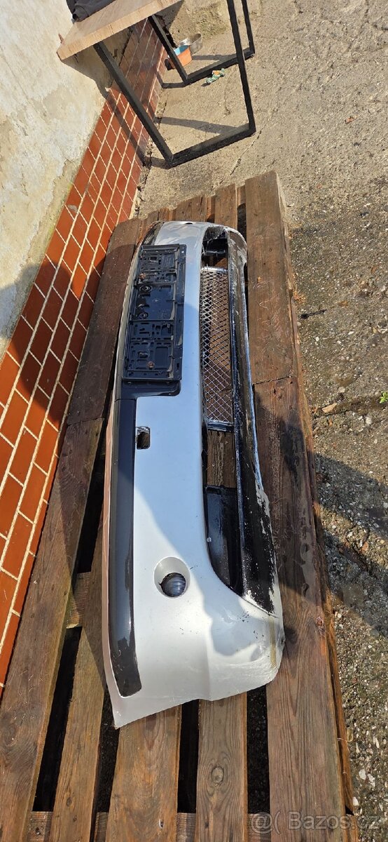 BMW E46 přední, zadní nárazník, stříbrná barva - 2