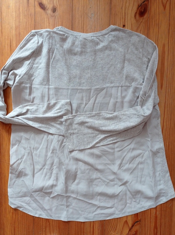 TRIKO S DLOUHÝM RUKÁVEM A FLITRY, VEL.146/152 - 2