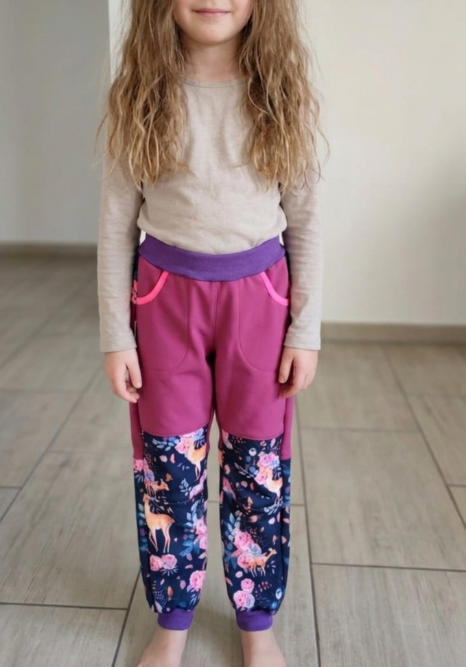 Dětský softshellový komplet srnečky vel.116 - 2