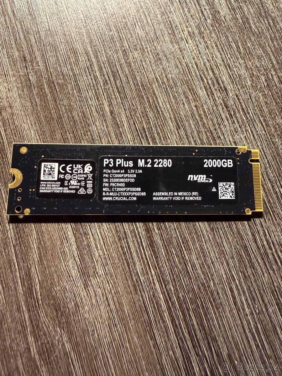 Crucial P3 Plus 2TB - 2