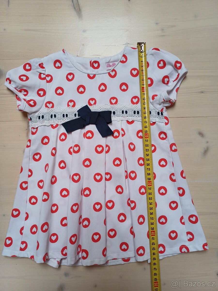 Šaty se srdíčky vel. 86 - 2