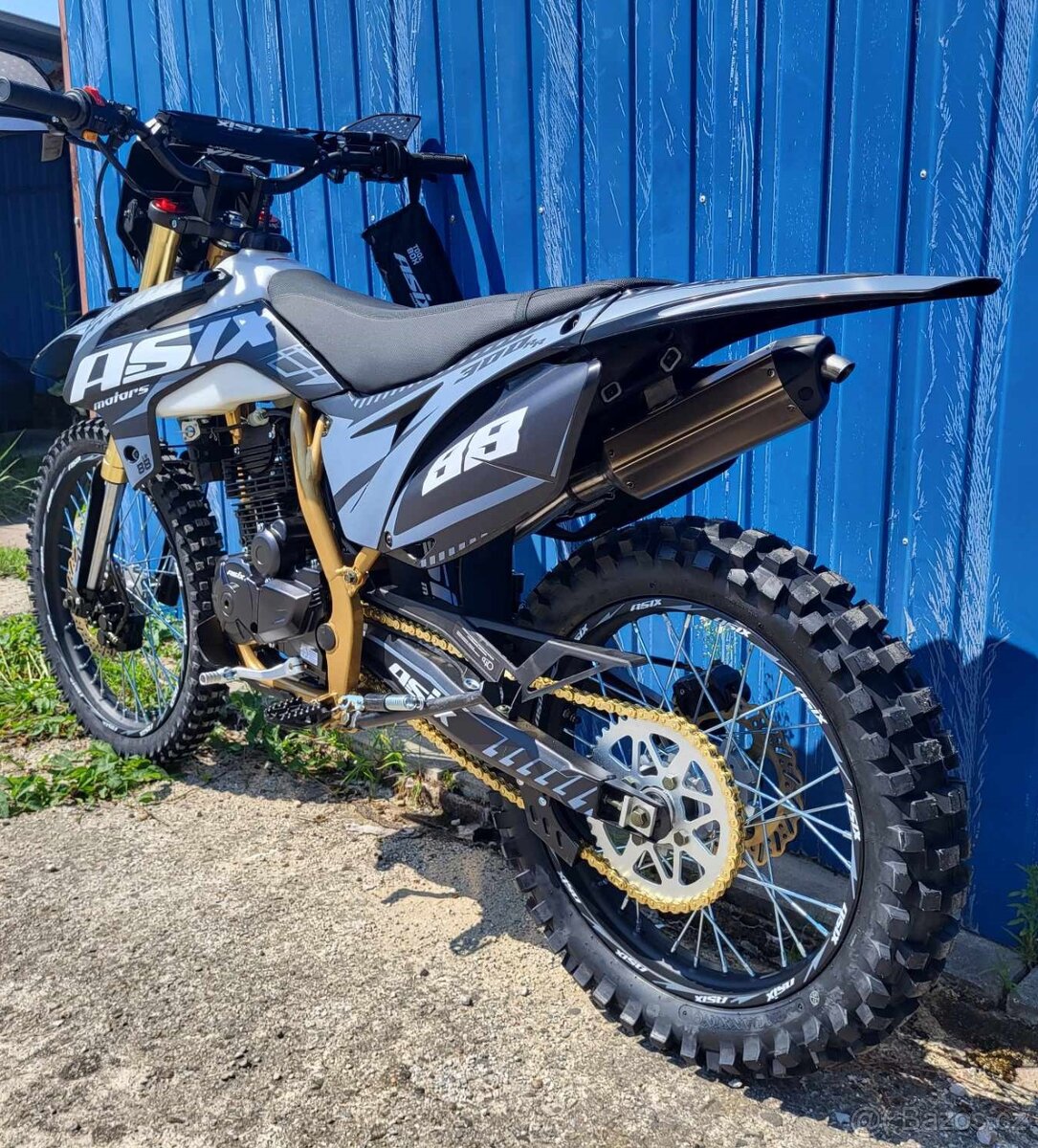 Pitbike ASIX XB-88 300ccm sivá