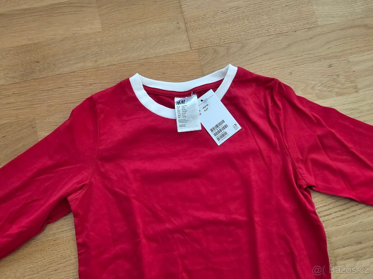 NOVÁ Vánoční souprava, vánoční pyžamo H&M, vel. 116 - 2