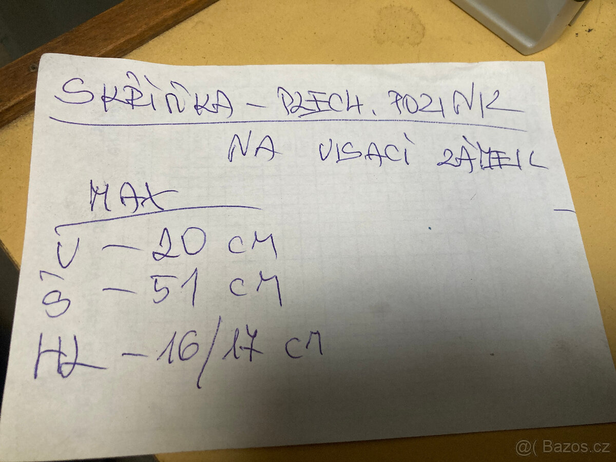 Box plechový, pokladnička, schránka kovová 500 kč - 2