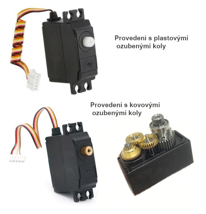 Kovové servo řízení 25G, Across 1/12 - 2