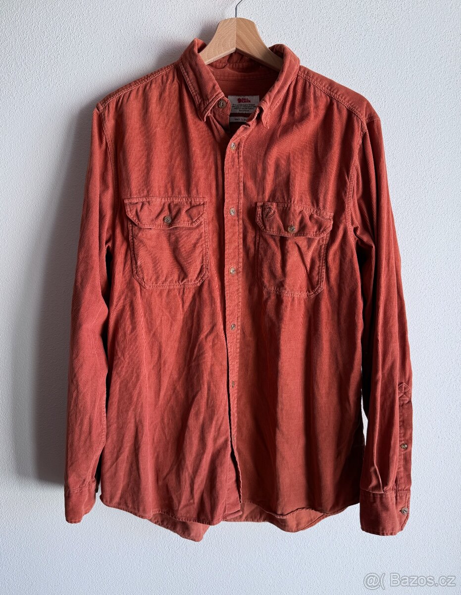 Manšestrová košile Fjallraven Ovik Cord Shirt M Autumn Leaf - 2