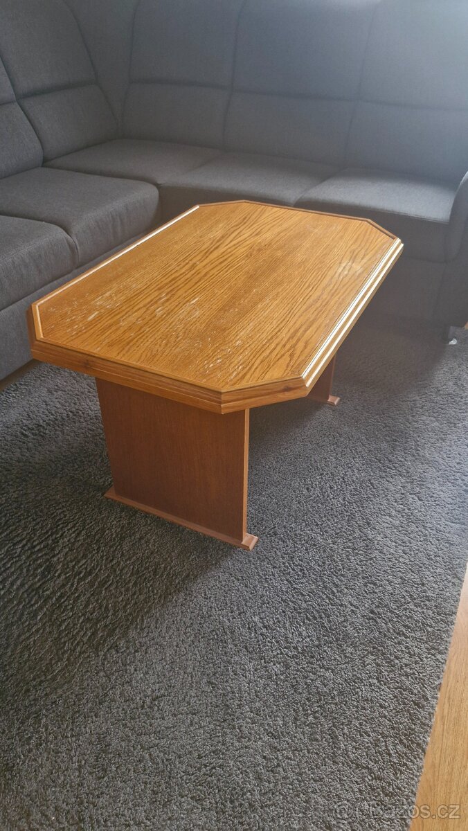 Konferenční stolek, masiv dub - 2