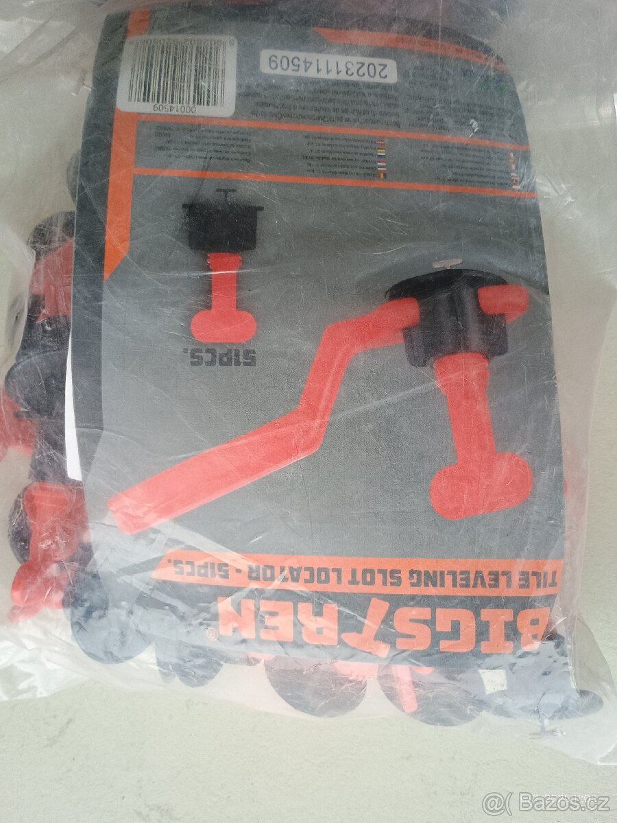 Opakovaně použitelné nivelační klíny na dlažbu obklad 102ks - 2