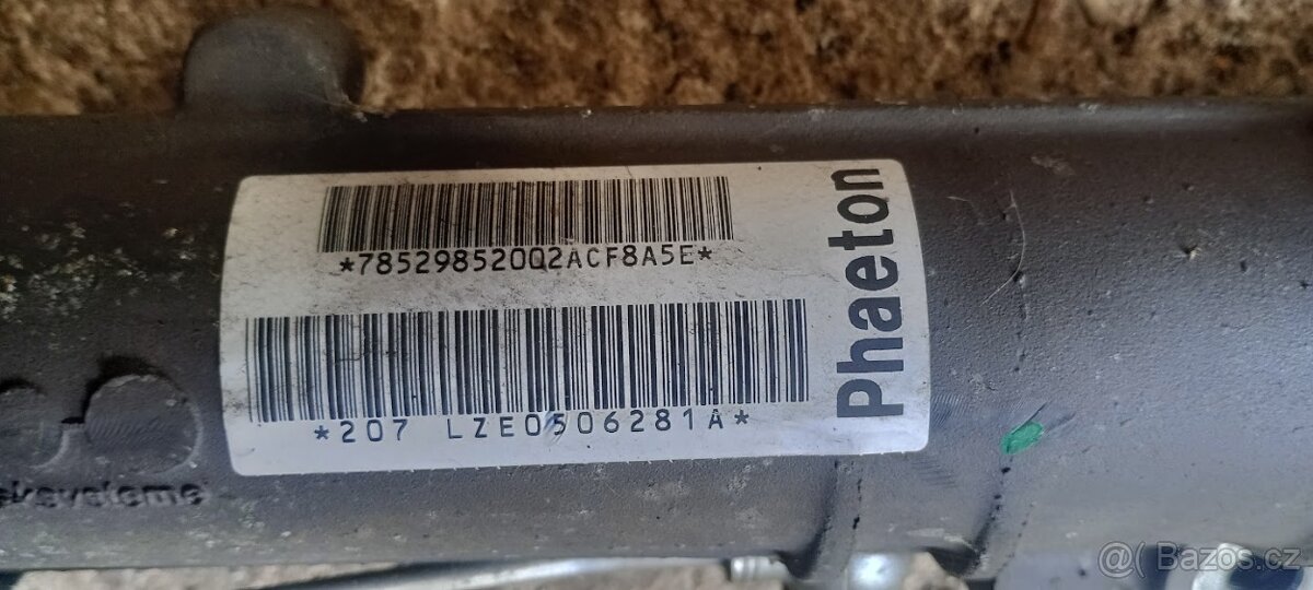 VW Phaeton 2014 hřeben řízení 3D1422075E - 2