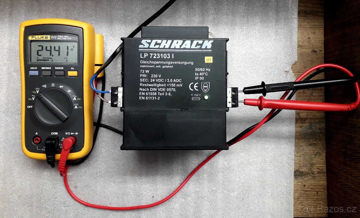 Schrack 3x transformátory 230VAC; 24VDC. - 2
