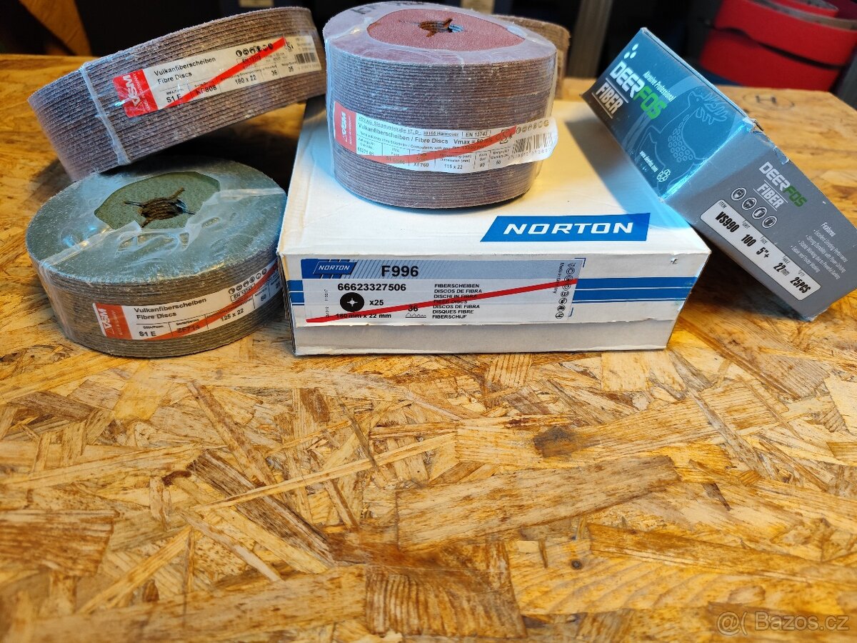Prodám nové "brusné kotouče výseky,disky,fíbry,fíbrdisky" - 2