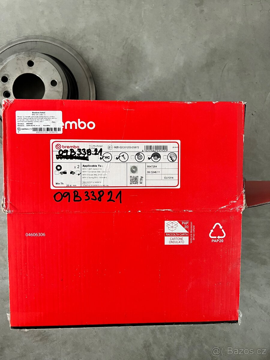 Brzdové kotouče BMW 300 x 20 - 2