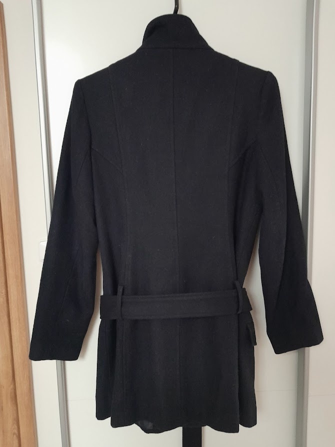 Dámský černý kabát F&F 38 - 2