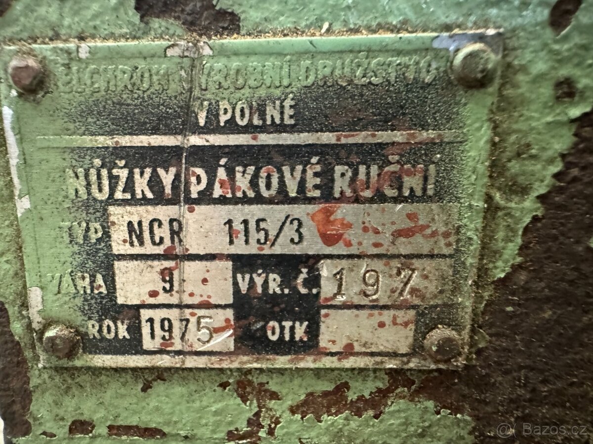 Ruční pákové nůžky - 2