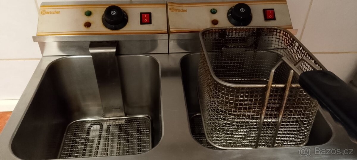 Prodej profesionální dvojité fritézy - 2