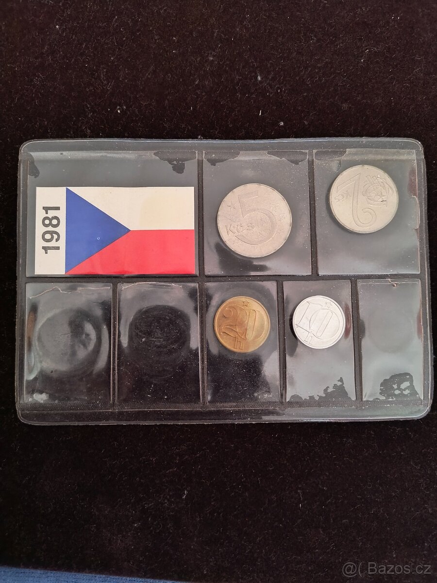 SADY ČESKOSLOVENSKÝCH MINCÍ: NEÚPLNÉ - 2