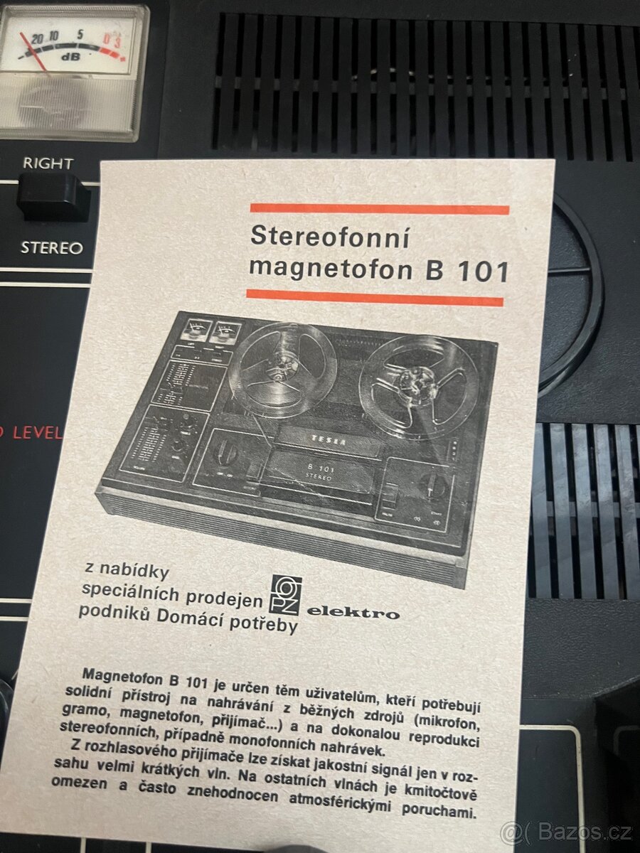 Cívkový magnetofon Tesla - 2