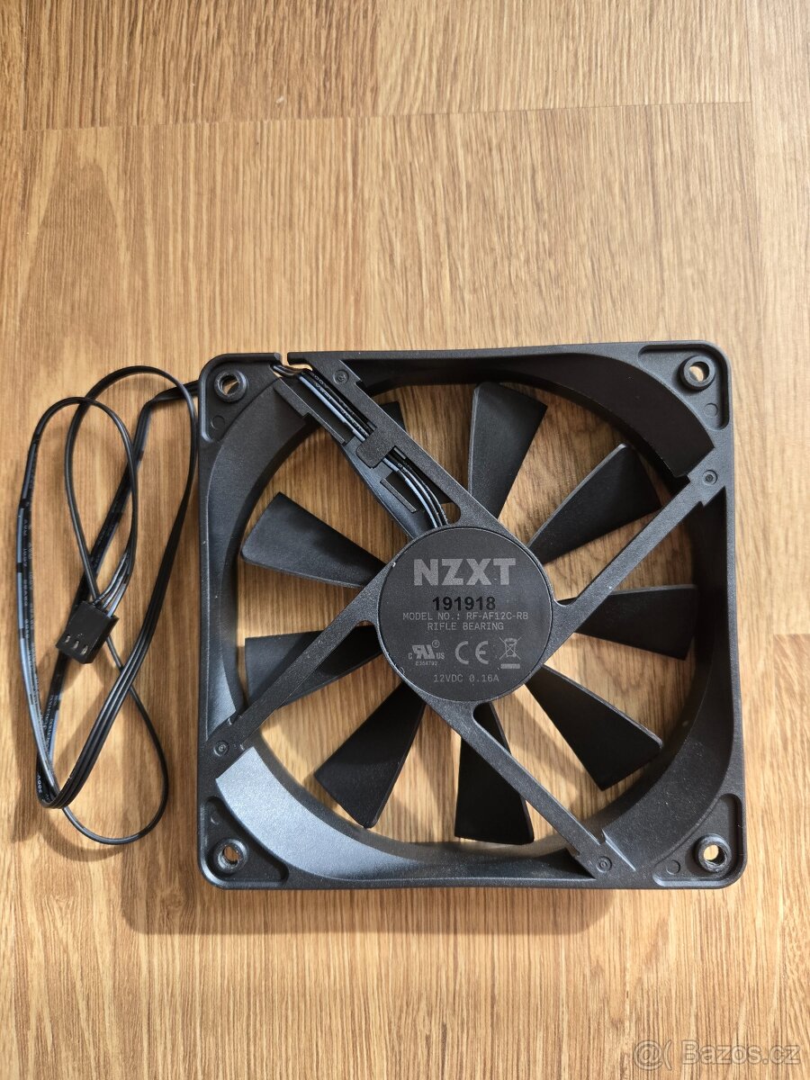 NZXT RF-AF12C-RB 120mm 3-Pin 12DC 0.16A - 2