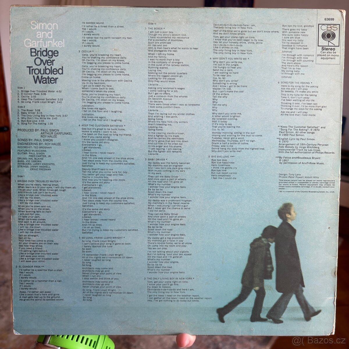 Simon and Garfunkel - Bridge over Troubled Water. LP - 2