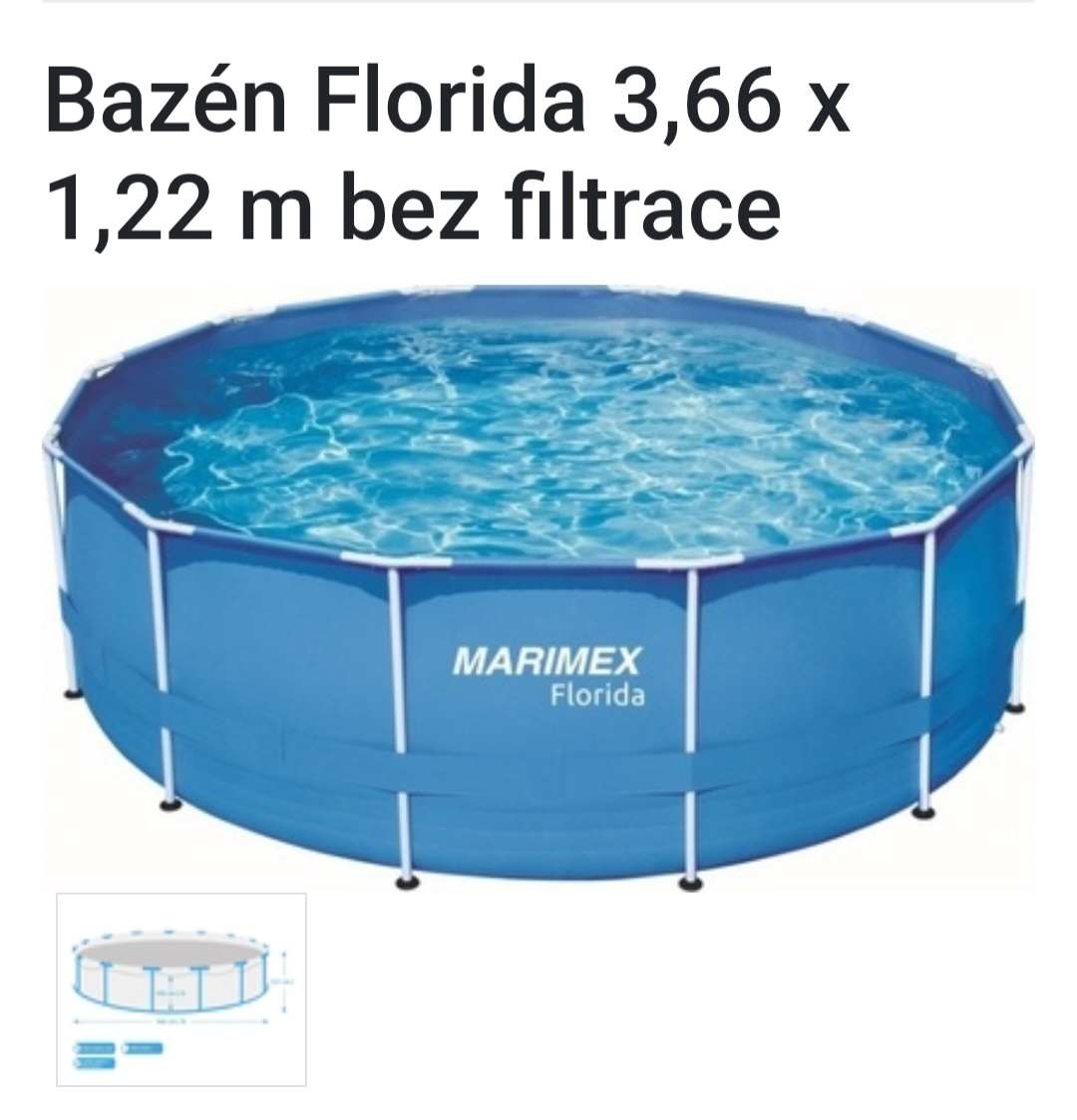 Písková filtrace + bazén + schůdky - 2