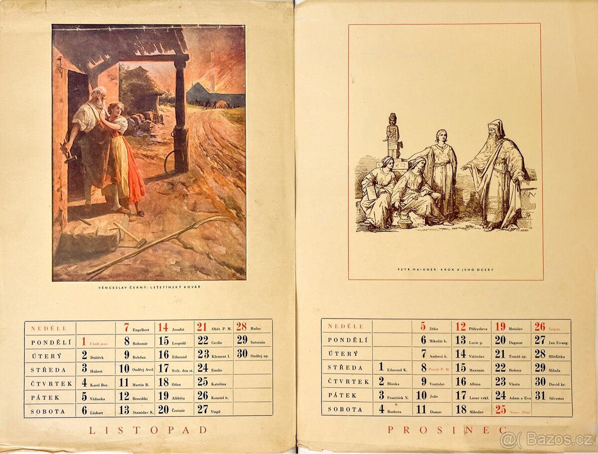 Historický kalendář 1947 - 2