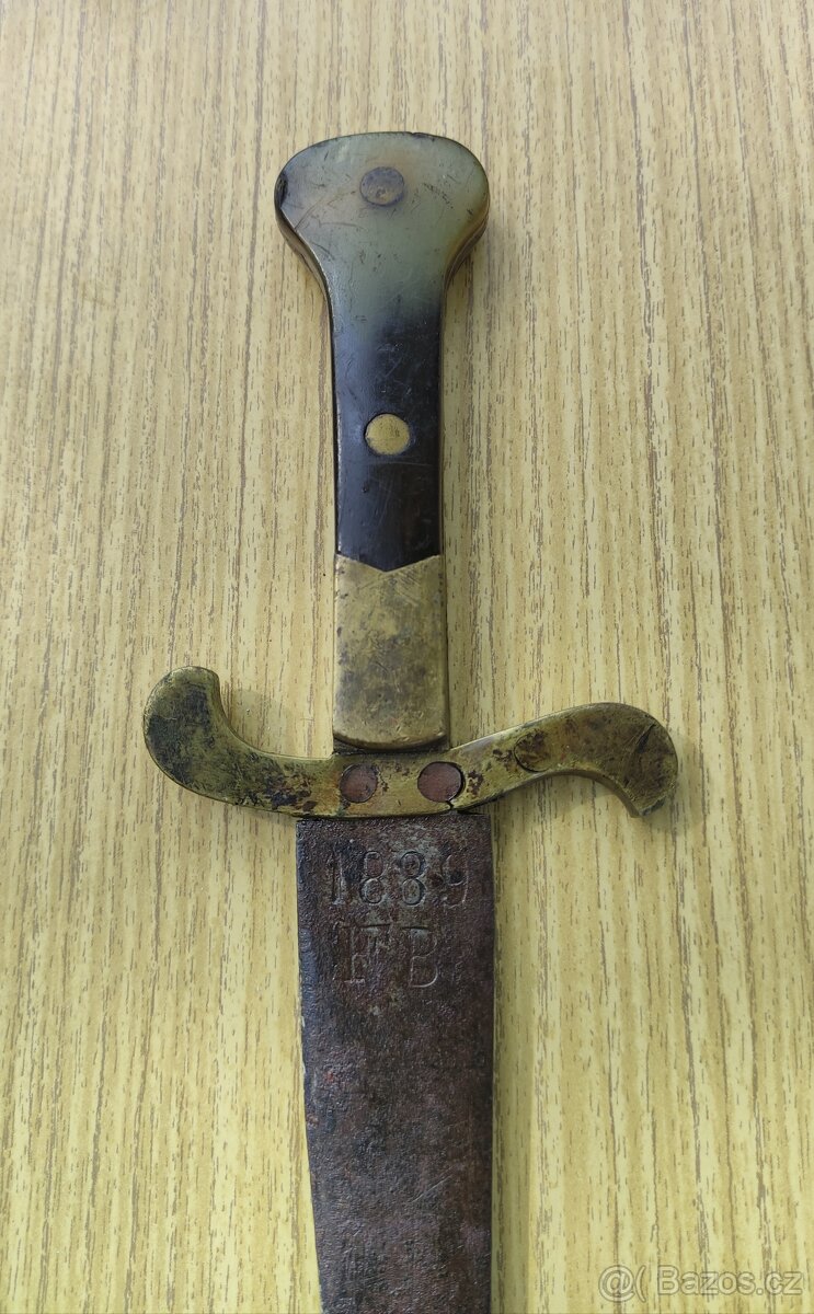 1889 starý bodák - 2