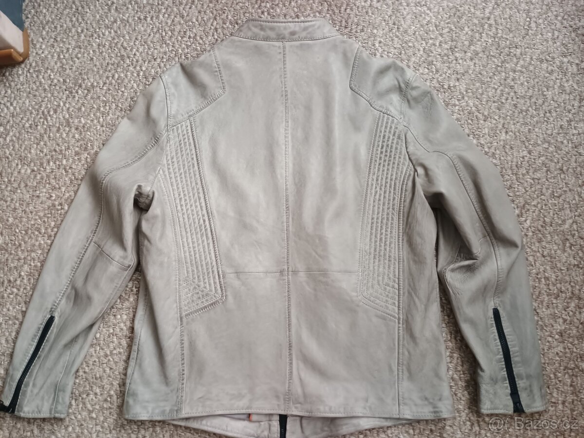 Pánská kožená bunda XXL - 2