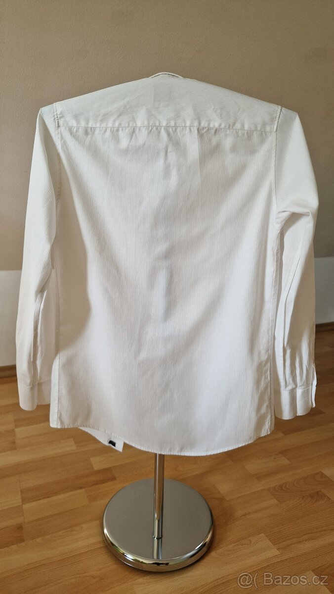 Bílá košile s pruhy - 2