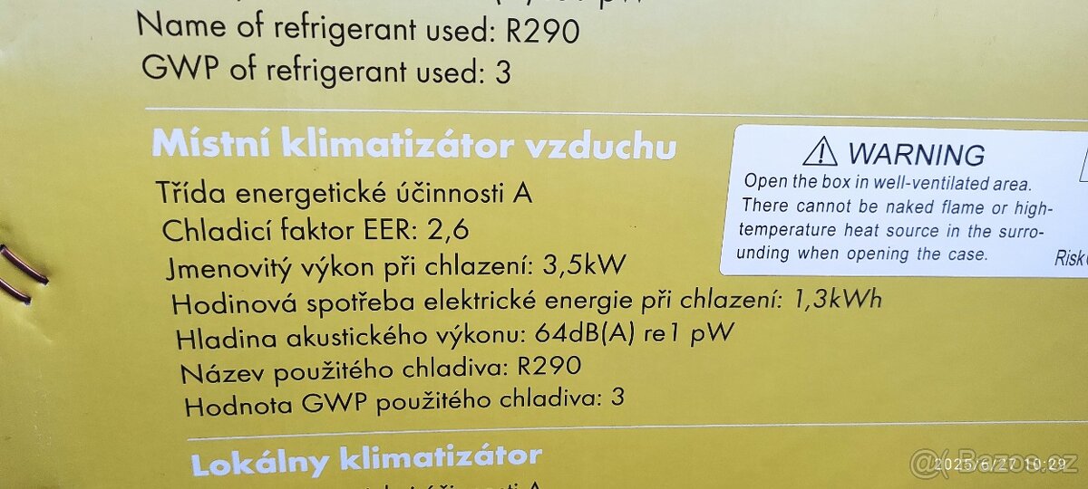 Mobilní klimatizace - 2