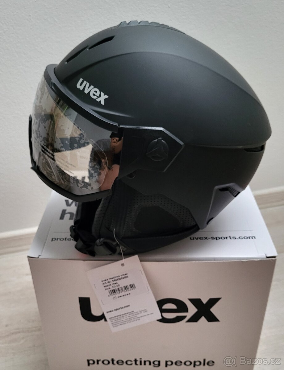 Nová lyžařská helma Uvex Instinct Visor, vel. 53-56 - 2