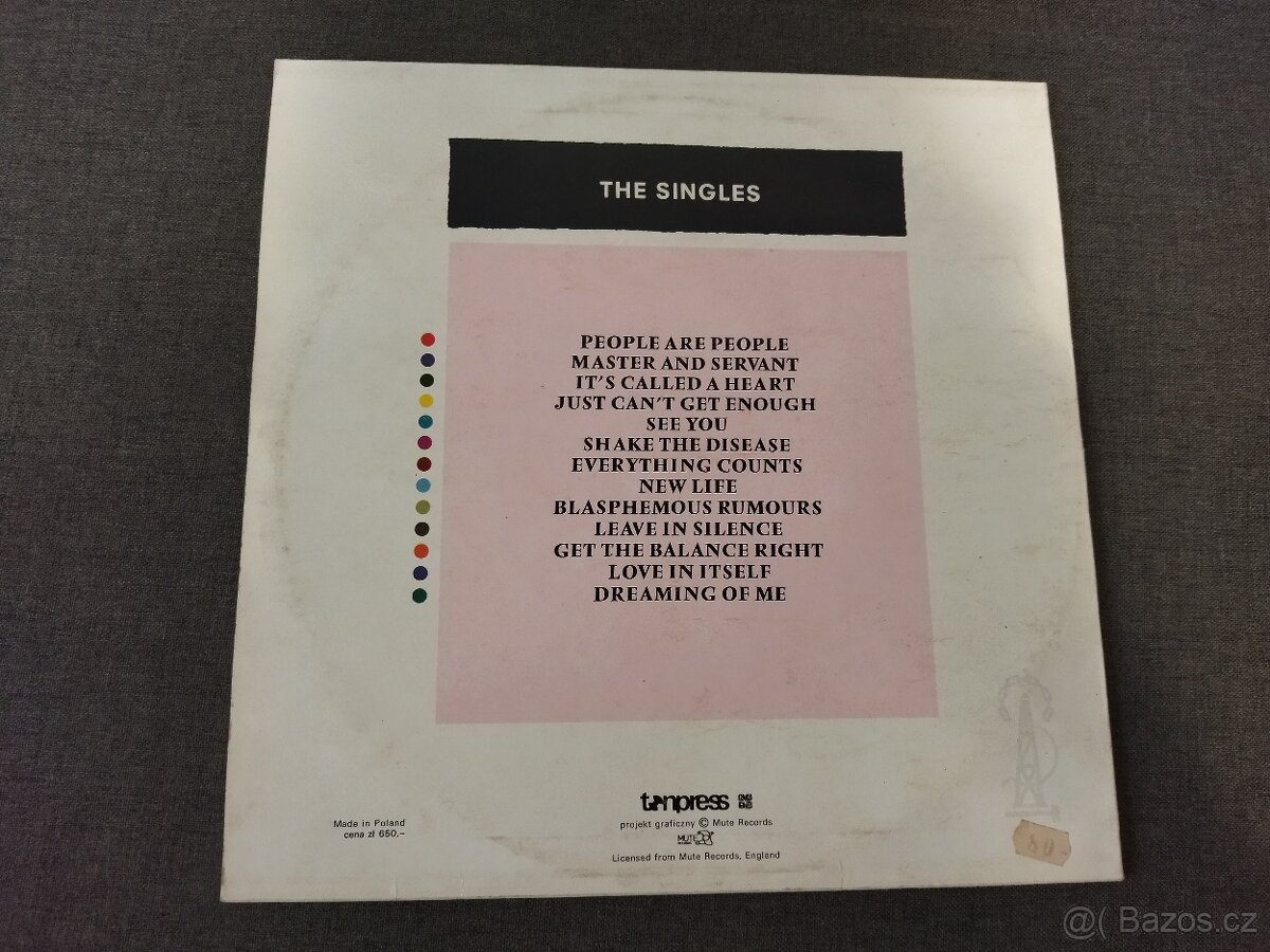 LP - DEPECHE MODE - The Singles 81-85 kat.č. SX-T 69 - 2