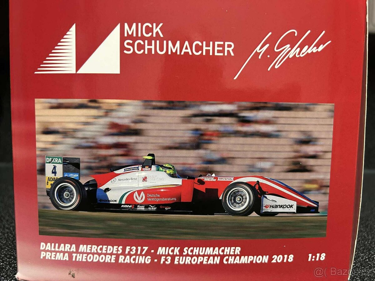 DALLARA MERCEDES F317 MICK SCHUMACHER F3 1:18 - 2