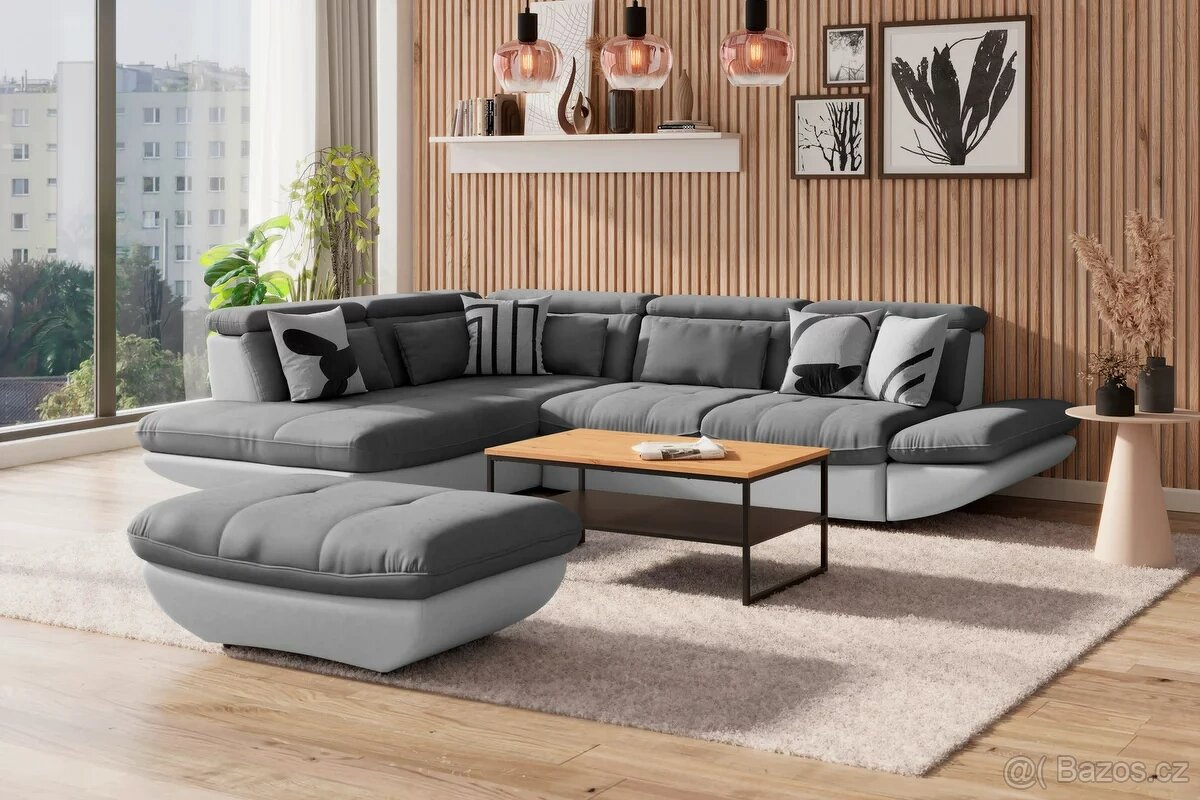 SEDACÍ SOUPRAVA PARK + TABURET - 2