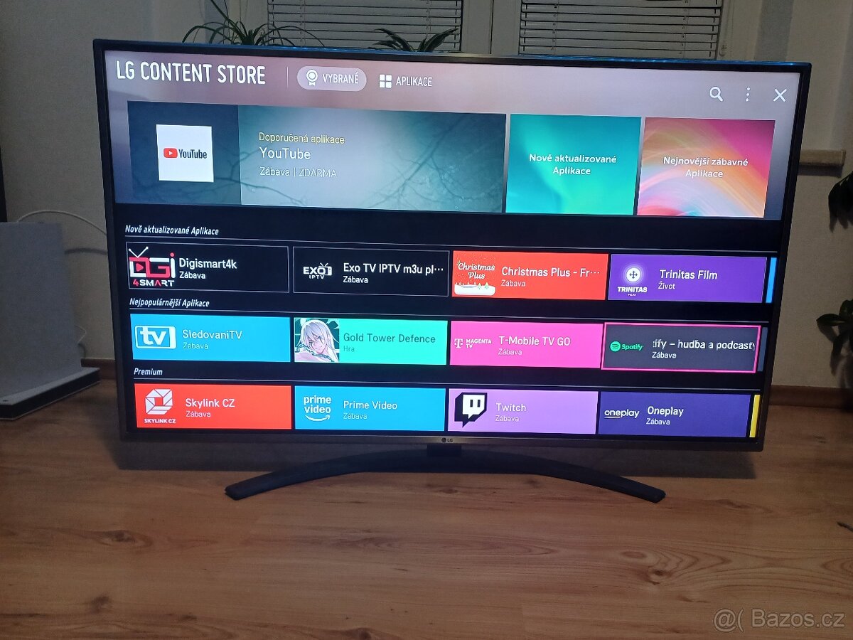 4K Smart TV 50" LG 50UM7600PLB-úhlopříčka 127cm - 2