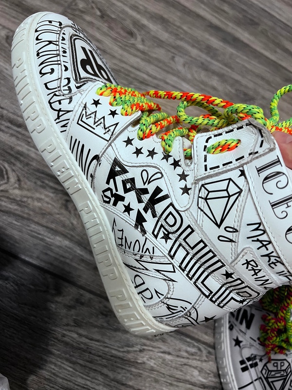 Luxusní kožené boty zn. Philipp Plein vel 40 - 2