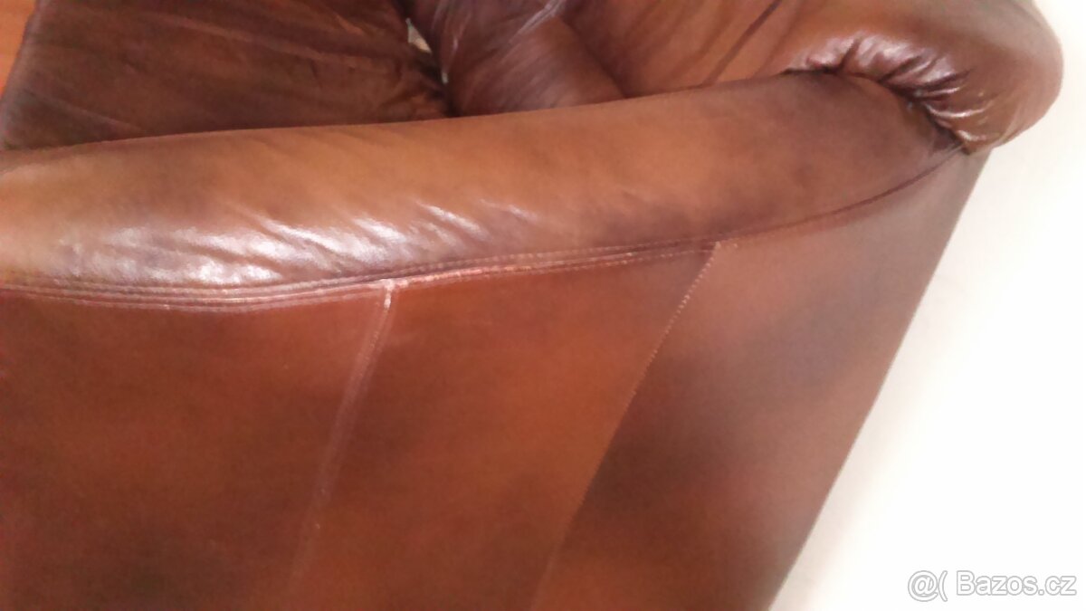 Prodám sedačku z pravé kůže - 2