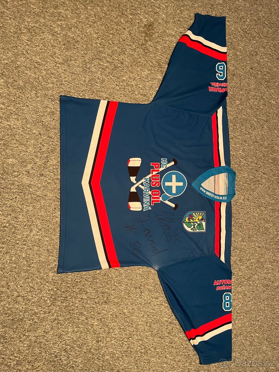 Prodám hraný brankářský hokejový dres - 2