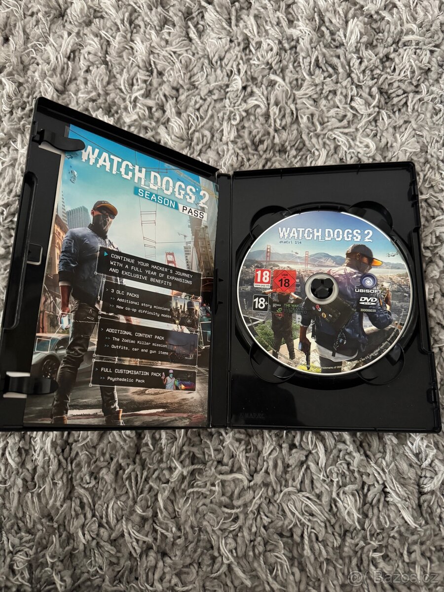 Watch Dogs 2 PC (krabička + DVD), kód použitý - 2