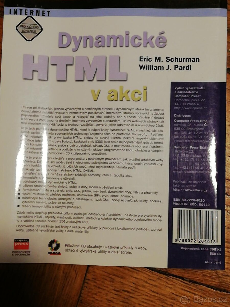 Eric M.Schurman - Dynamické HTML v akci + CD s příklady - 2
