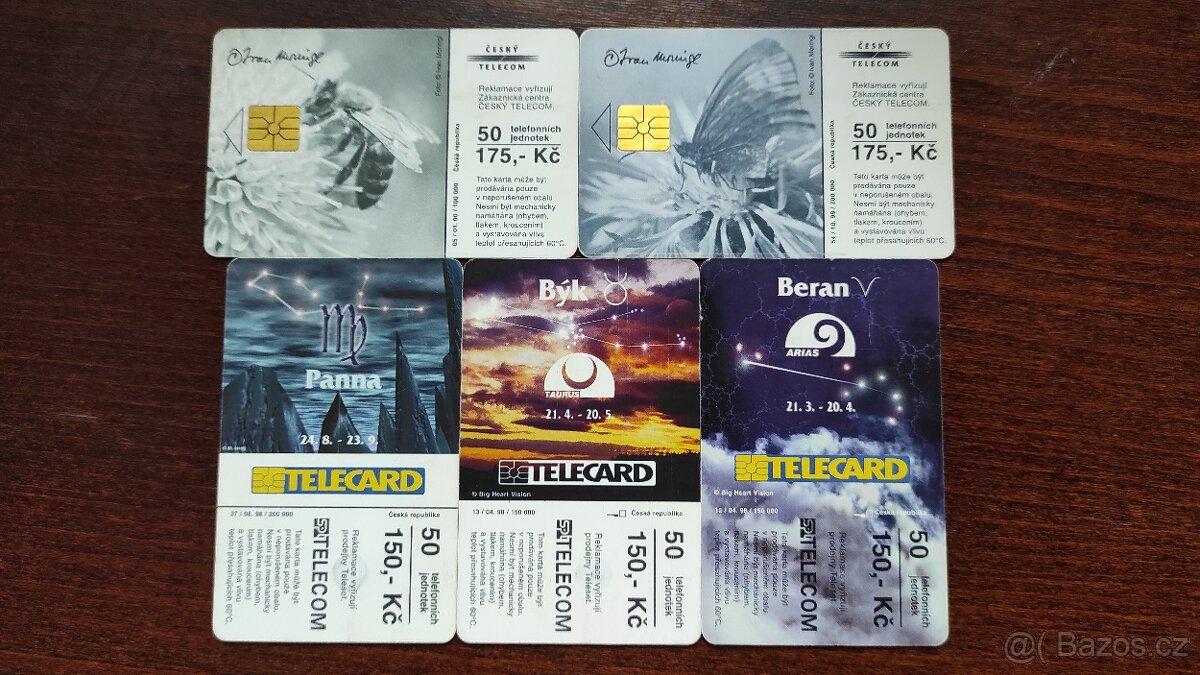 Telefonní karty mix 3 - 2