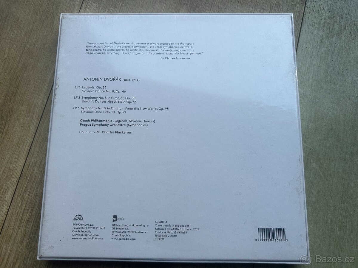 Prodám LP box Antonín Dvořák – Symfonie č. 8 a 9 „Z Nového s - 2
