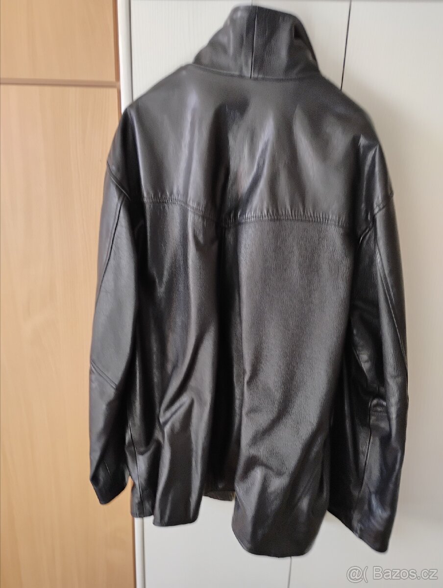 Pánská kvalitní kožená bunda - 2