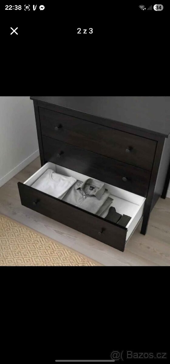 Cernohneda komoda IKEA koppang - 2